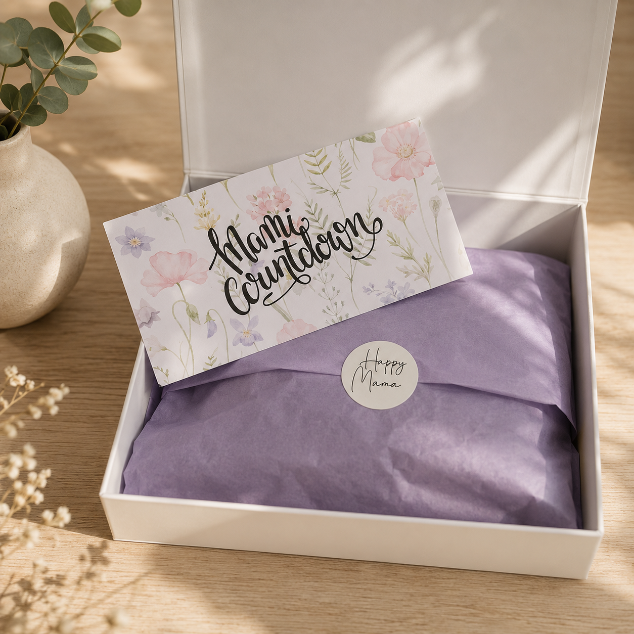 Geschenkbox "Happy Mama" - Das Geschenk für Schwangere