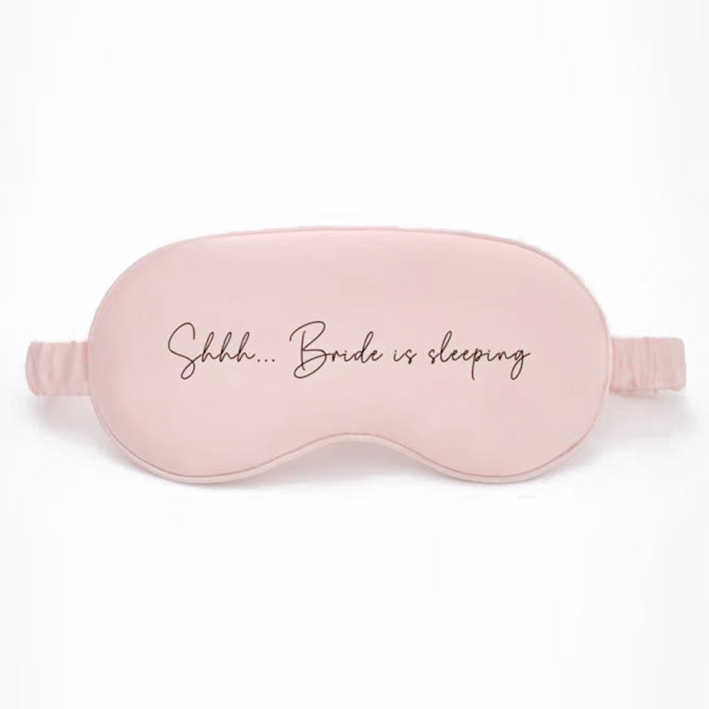 Schlafmaske für die Braut "Shhhh.... Bride is sleeping"