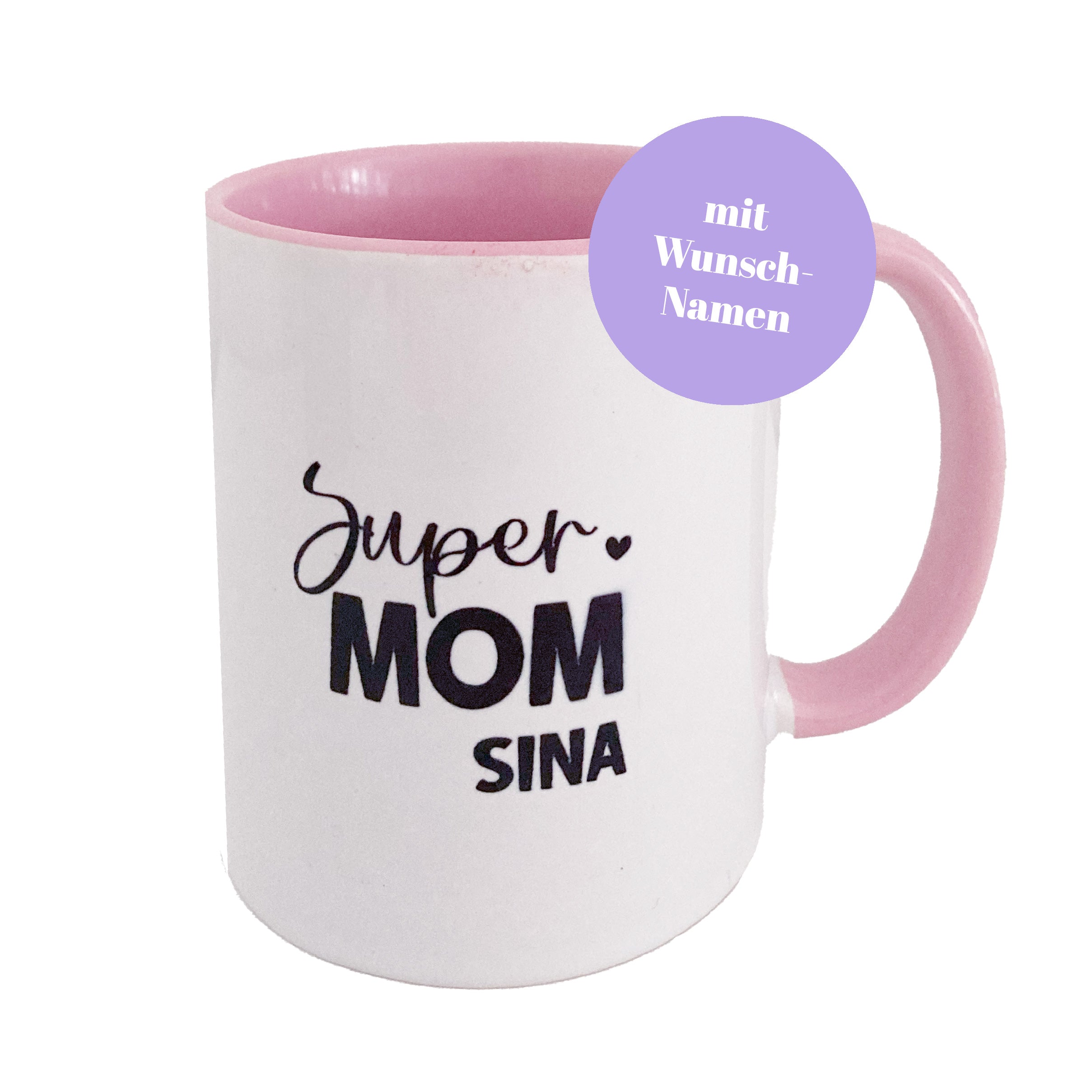 Tasse „Super Mom“ – Für Heldinnen im Mama-Alltag - Personalisierbar