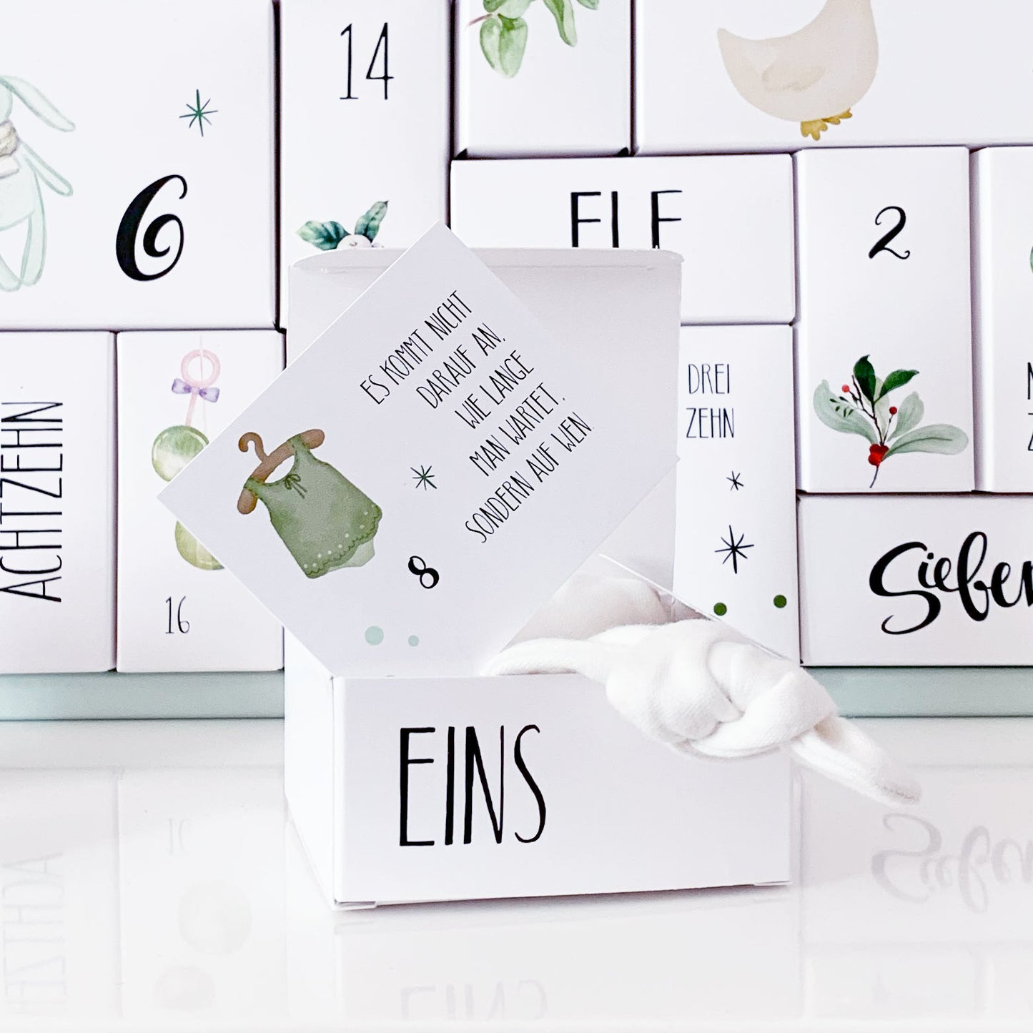 Adventskalender für Schwangere 2025 - mit 24 Türchen für den Advent - Limited Edition