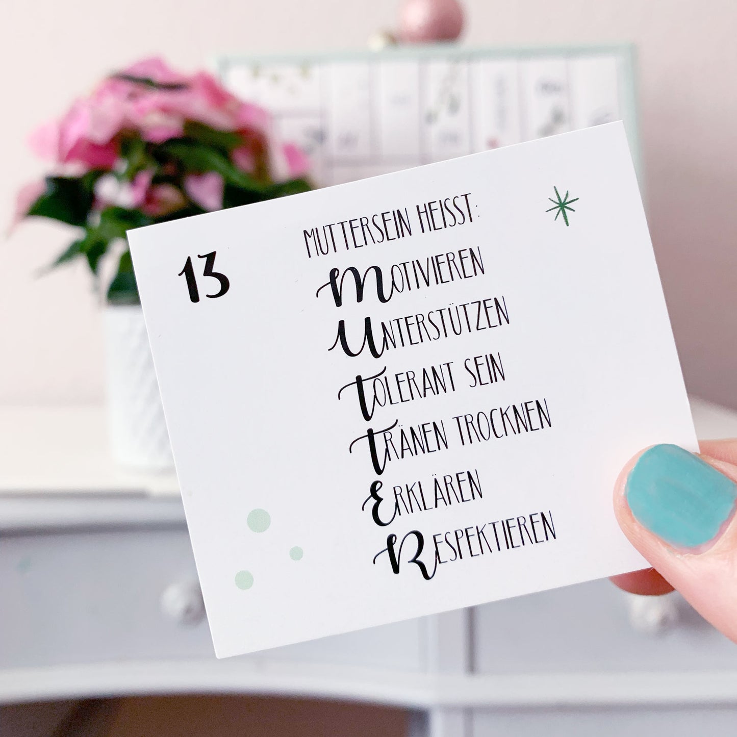 Adventskalender für Schwangere 2025 - mit 24 Türchen für den Advent - Limited Edition