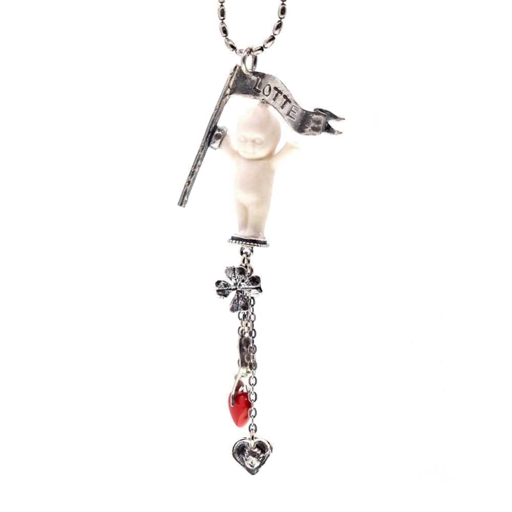 Kette Happy Baby "Love" von Gem Kingdom - Talisman zur Geburt - mit Gravur