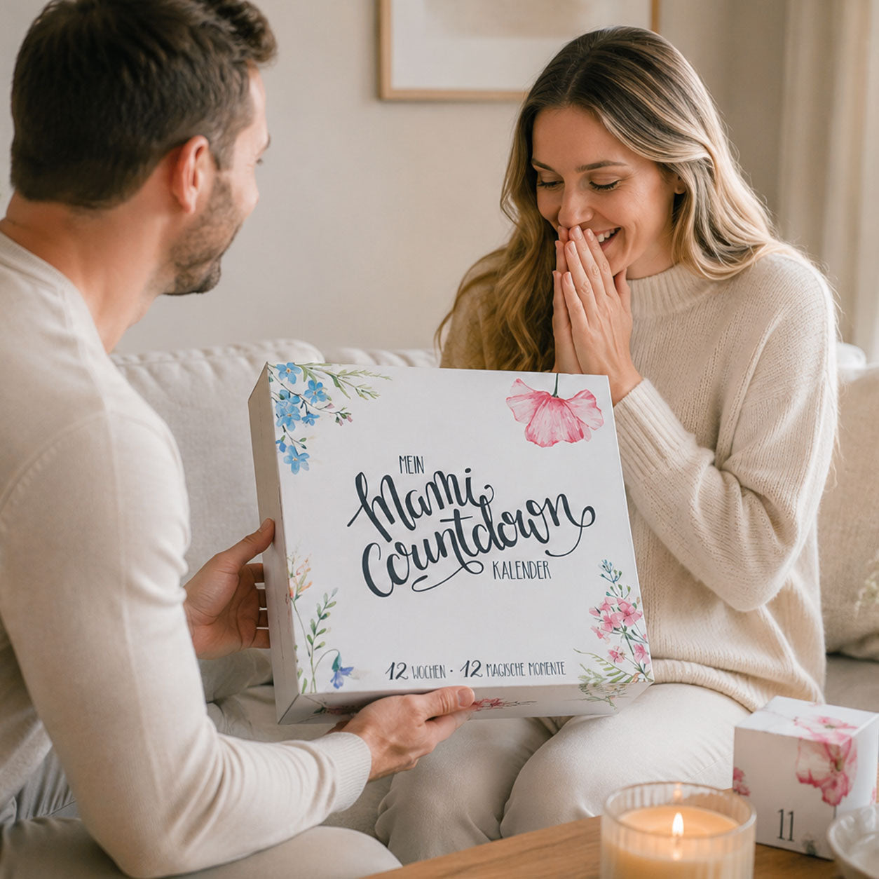Mami-Countdown-Kalender ™ Wohlfühl-Box-für Schwangere - Countdown zur Schwangerschaft
