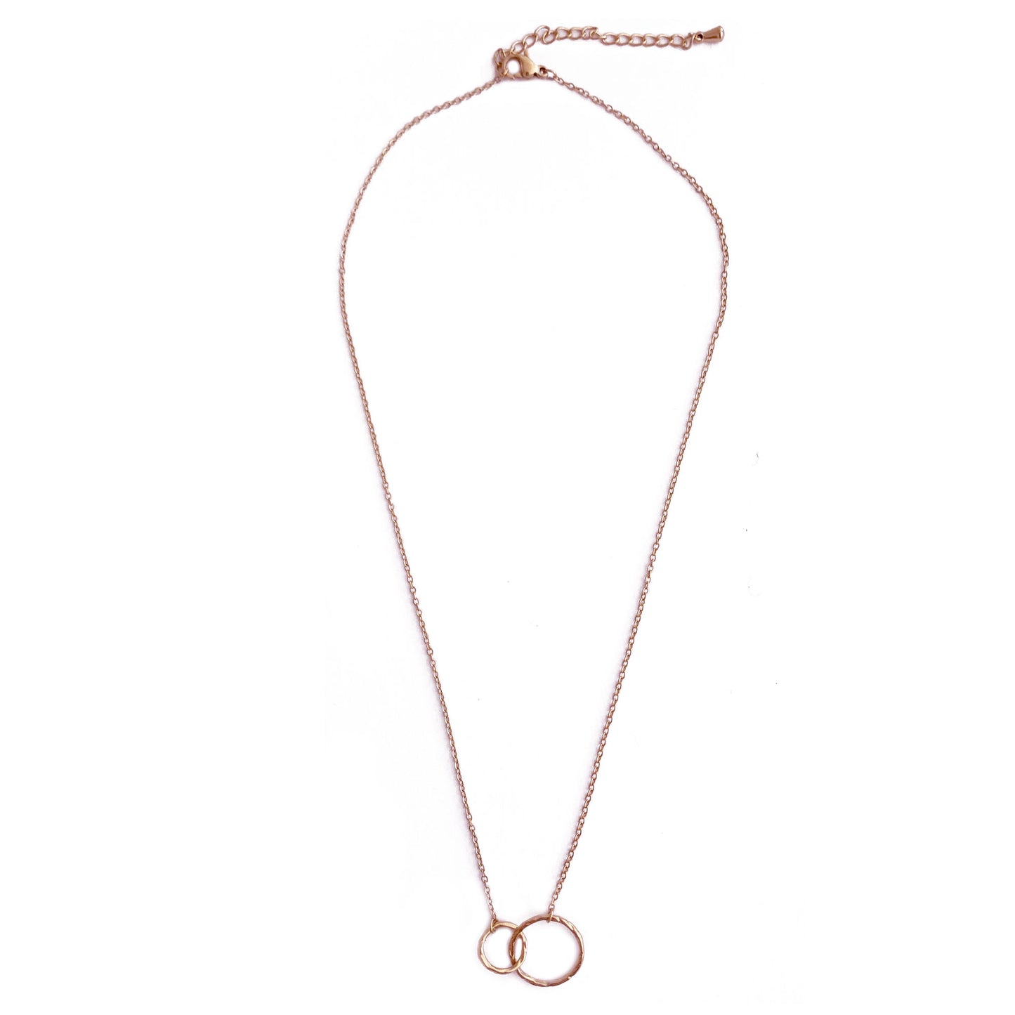 Mama & Baby Kette mit Kreisen "Für immer verbunden" | Geschenk für Schwangere