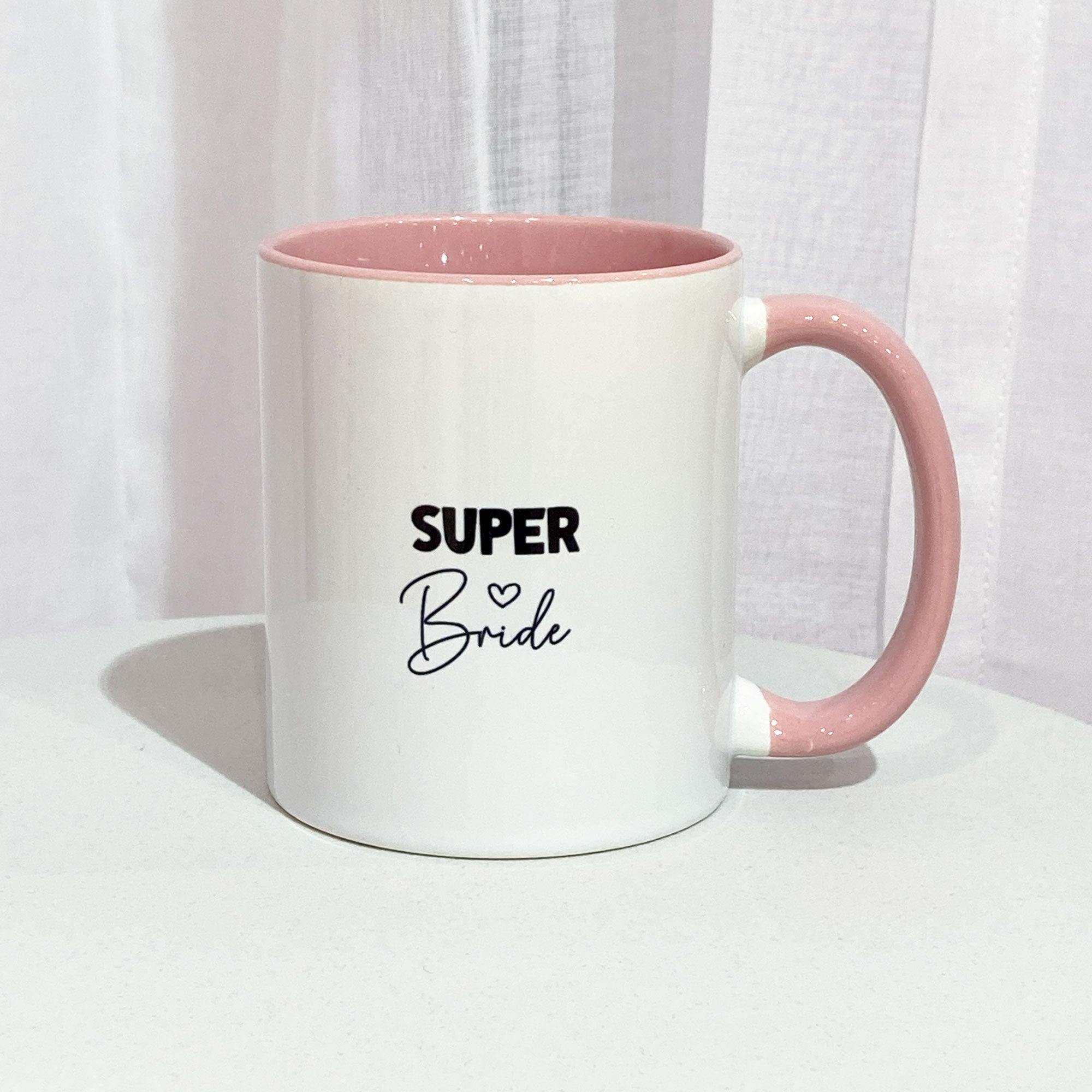 Tasse „Super Bride“