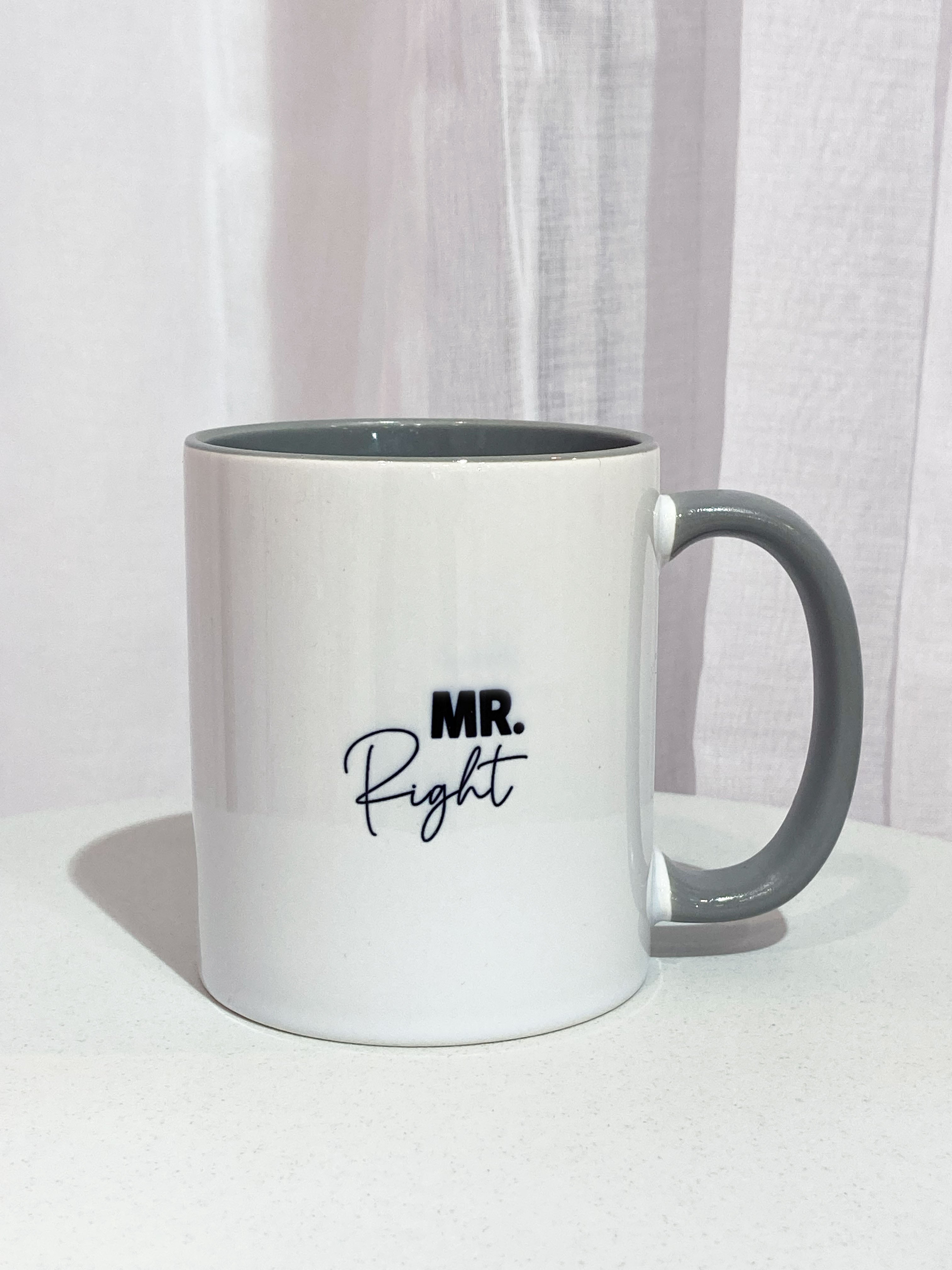 Keramik-Tasse „Mr. Right“