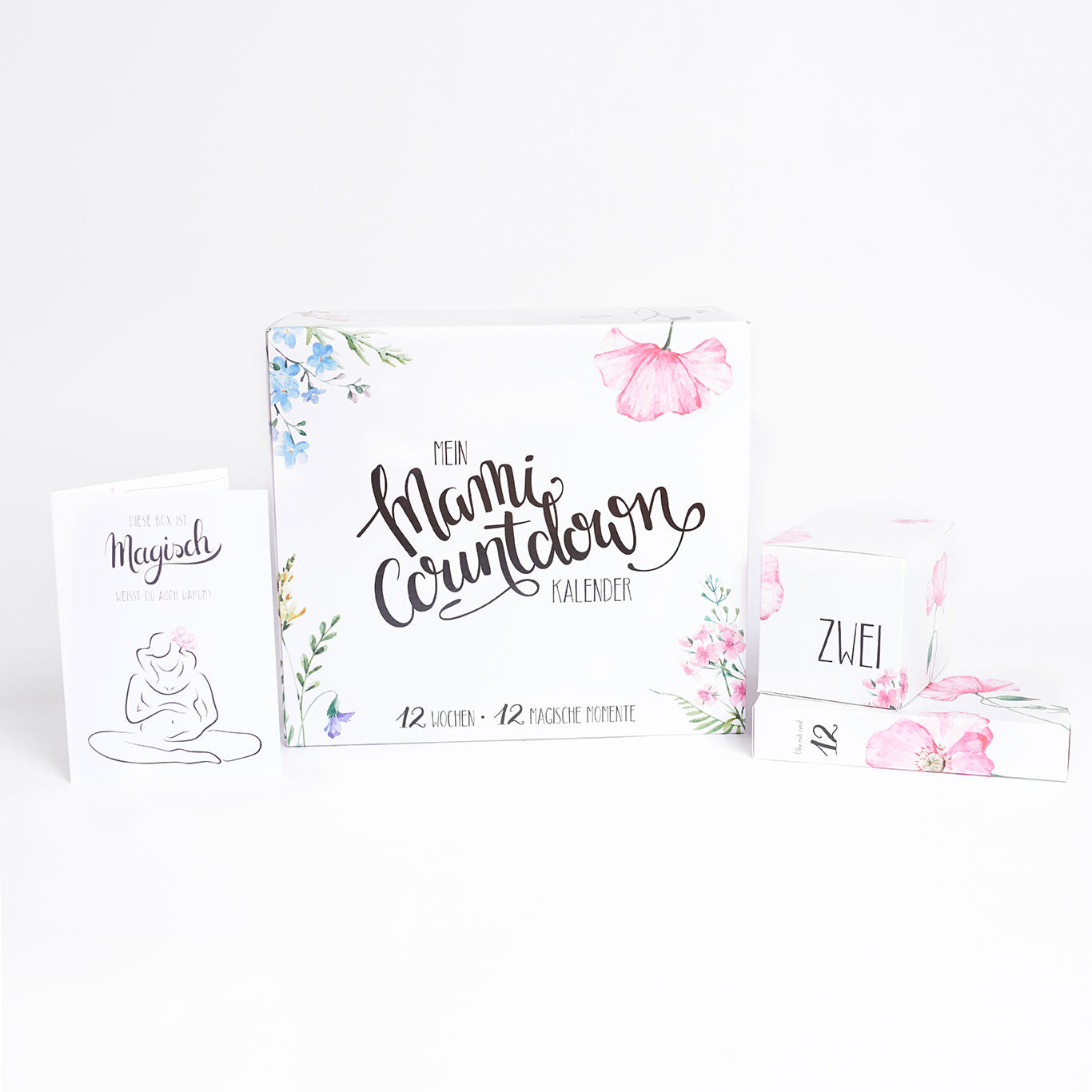 Mami-Countdown-Kalender ™ Der Countdown für Schwangere - Wohlfühlbox für die Schwangerschaft