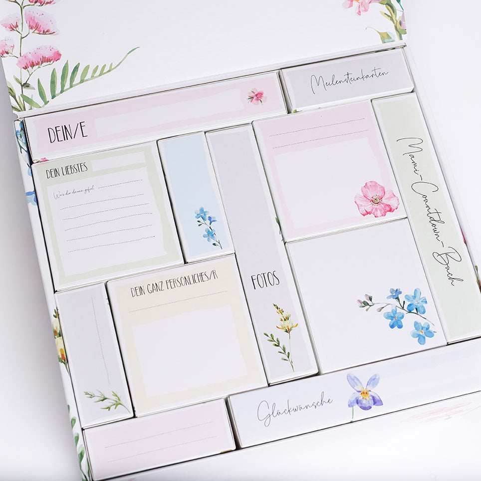 Mami-Countdown-Kalender ™ Der Countdown für Schwangere - Wohlfühlbox für die Schwangerschaft