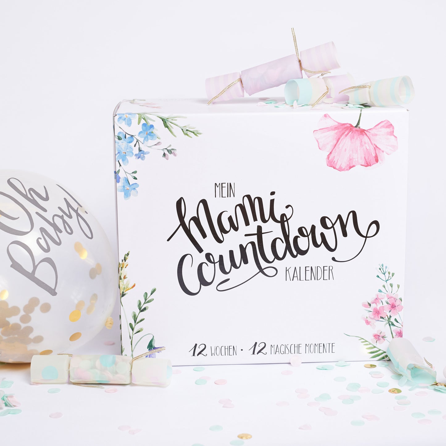 Mami-Countdown-Kalender ™ Der Countdown für Schwangere - Wohlfühlbox für die Schwangerschaft