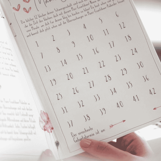 Mami-Countdown-Kalender ™ Der Countdown für Schwangere - Wohlfühlbox für die Schwangerschaft