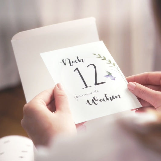 Mami-Countdown-Kalender ™ Der Countdown für Schwangere - Wohlfühlbox für die Schwangerschaft