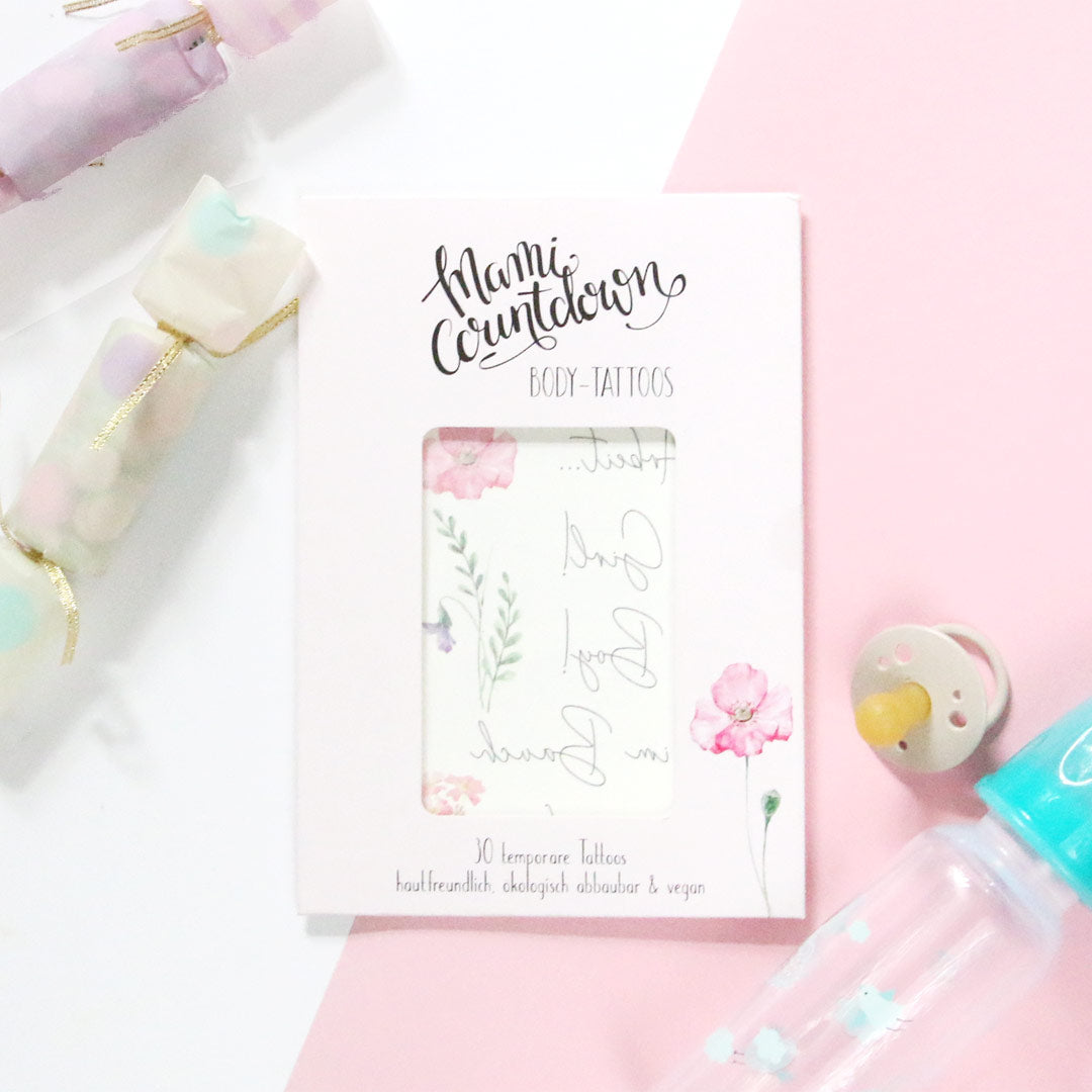 Mommy Countdown Body Tattoos