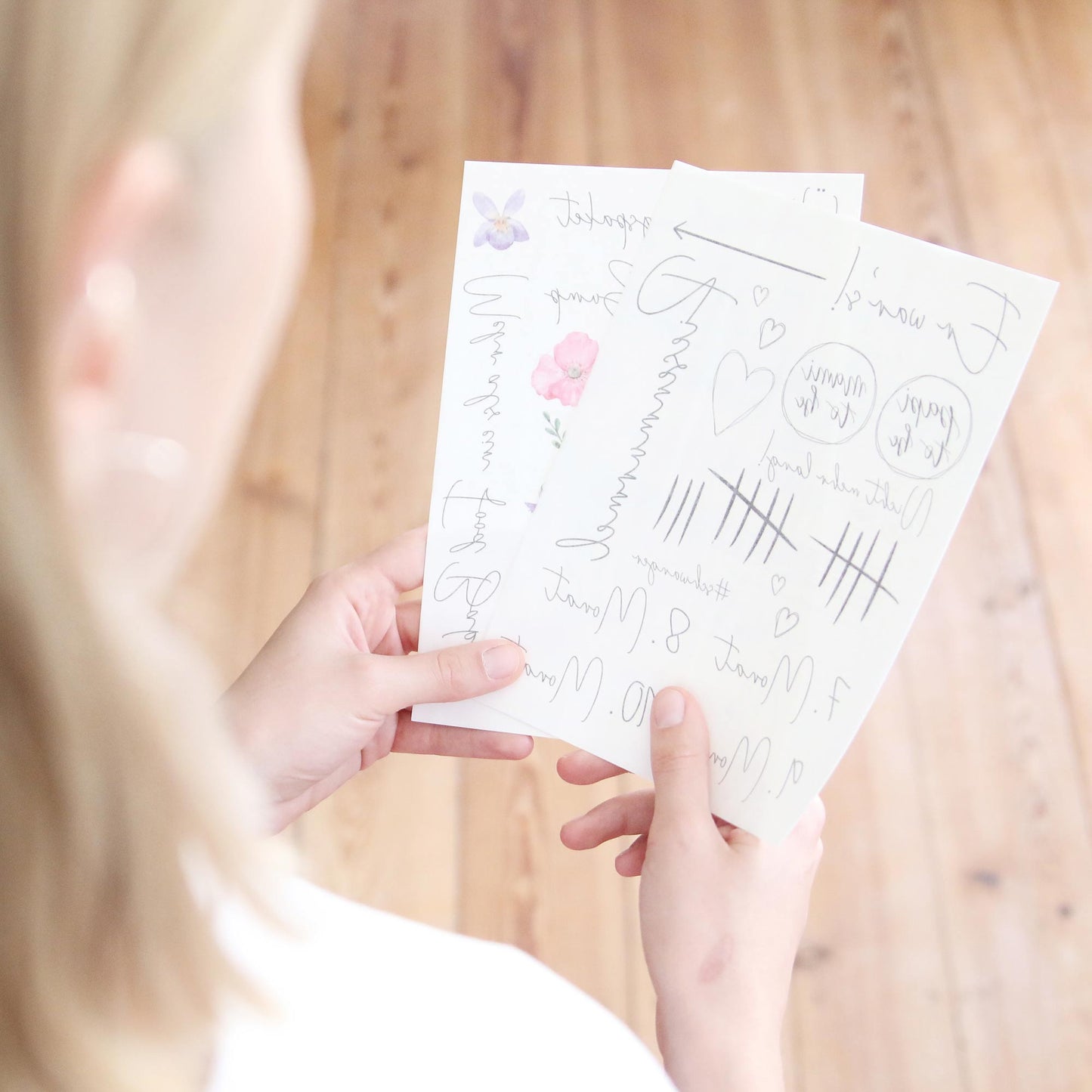 Mommy Countdown Body Tattoos