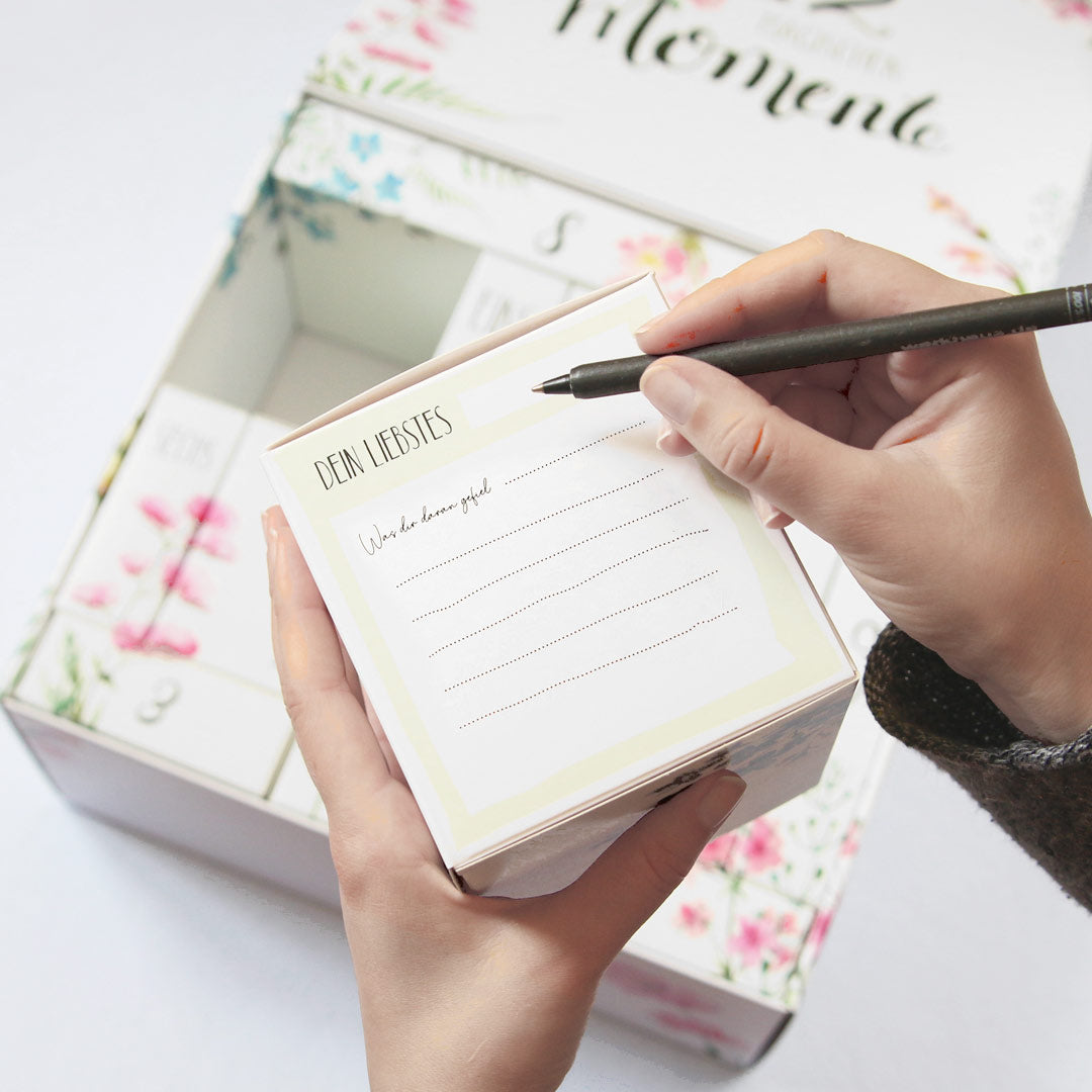 Mami-Countdown-Kalender ™ Der Countdown für Schwangere - Wohlfühlbox für die Schwangerschaft