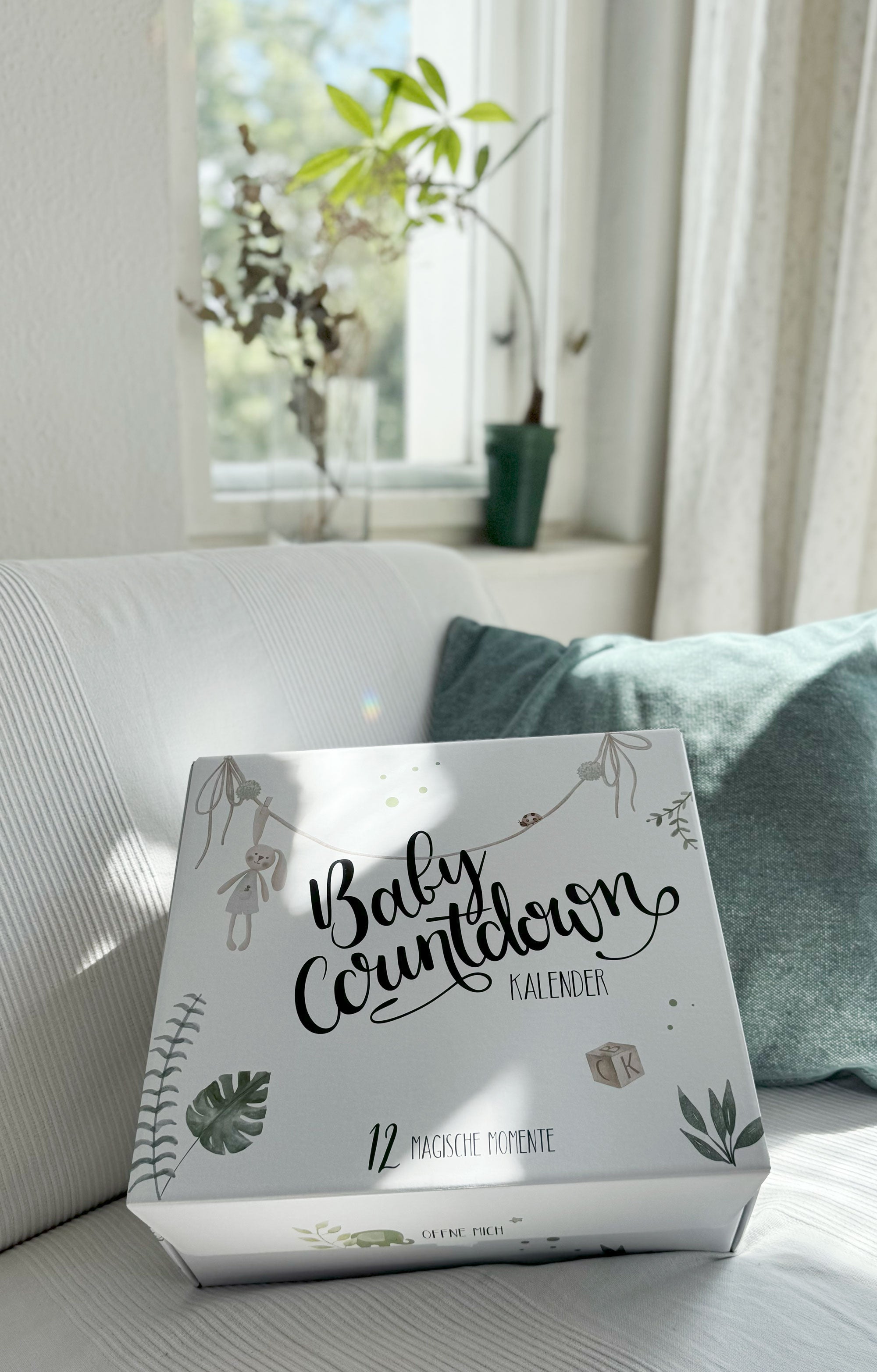 Geschenk zur Geburt - Baby Countdown Kalender für das erste Lebensjahr bis zum Kleinkind