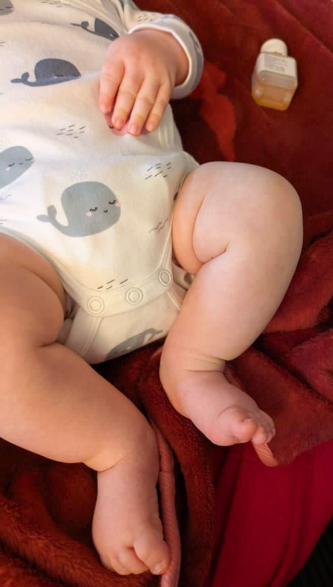 Unisex Langarm-Babybody "Wal" aus Bio-Baumwolle – weich & hautfreundlich -