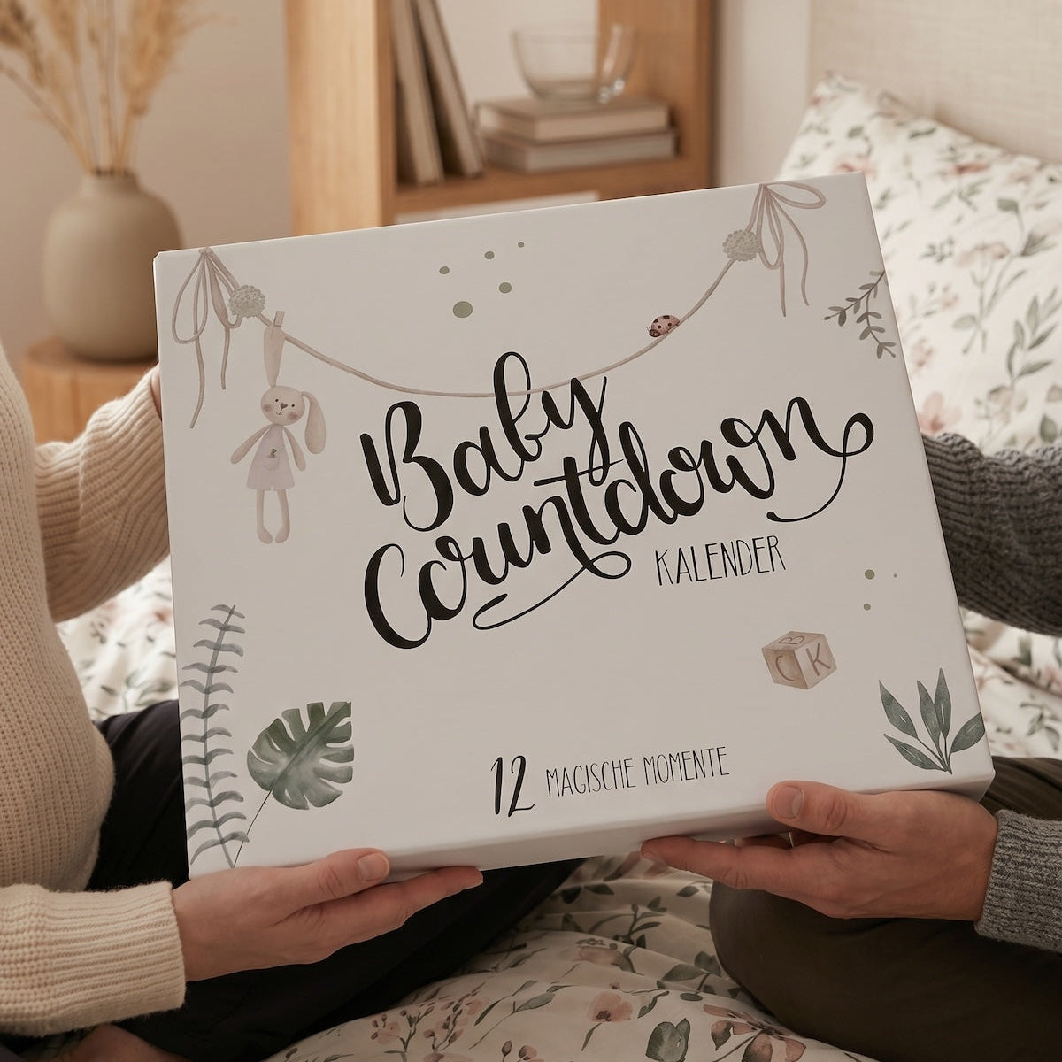 Geschenk zur Geburt - Baby Countdown Kalender für das erste Lebensjahr bis zum Kleinkind