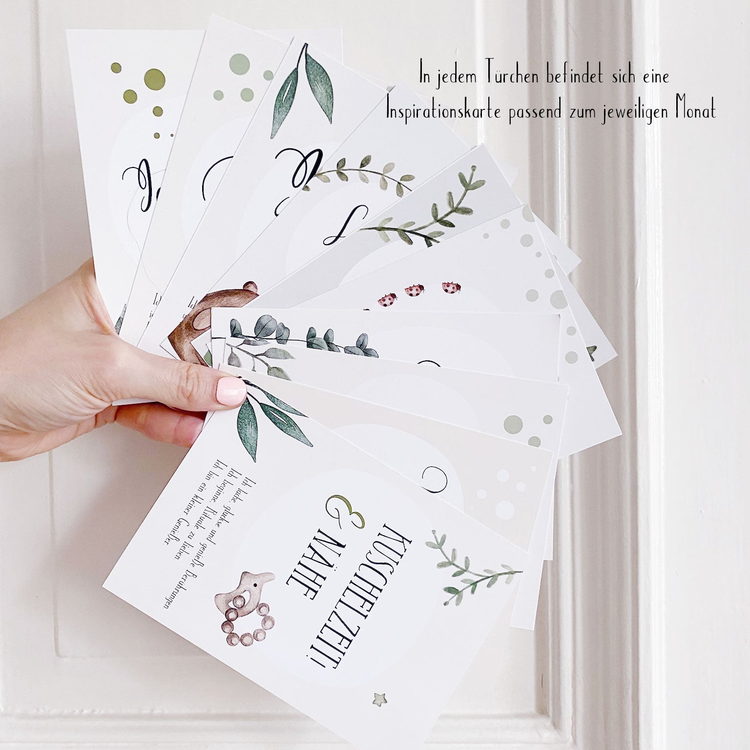 Geschenk zur Geburt - Baby Countdown Kalender für das erste Lebensjahr bis zum Kleinkind