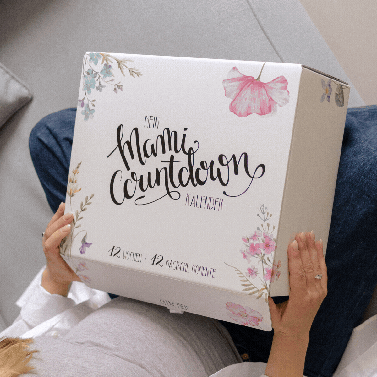Mami-Countdown-Kalender ™ Wohlfühl-Box-für Schwangere - Countdown zur Schwangerschaft