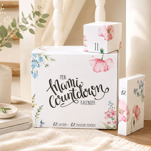 Mami-Countdown-Kalender ™ Wohlfühl-Box-für Schwangere - Countdown zur Schwangerschaft