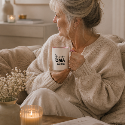 Tasse „Super Oma“ – mit Namen