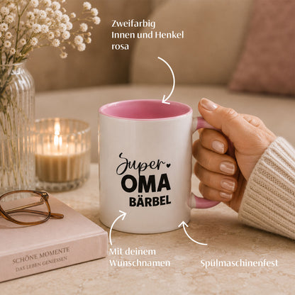 Tasse „Super Oma“ – mit Namen