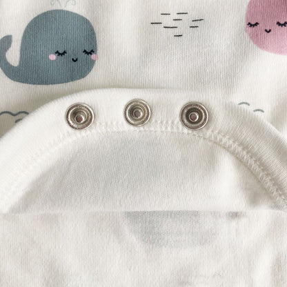 Unisex Langarm-Babybody "Wale" aus Bio-Baumwolle – weich & hautfreundlich -