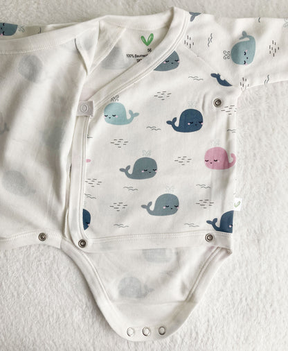 Unisex Langarm-Babybody "Wale" aus Bio-Baumwolle – weich & hautfreundlich -