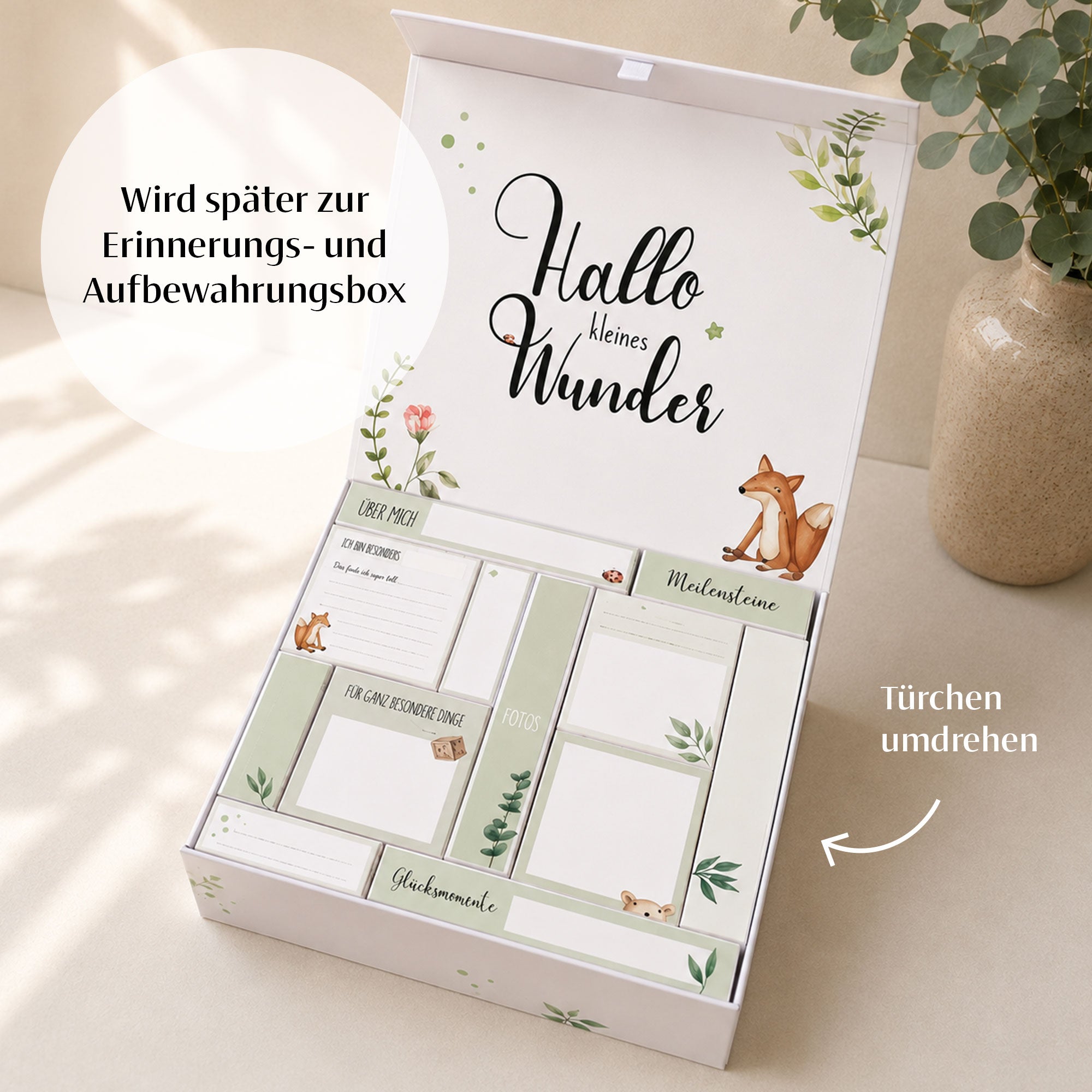 Geschenk zur Geburt - Baby Countdown Kalender für das erste Lebensjahr bis zum Kleinkind