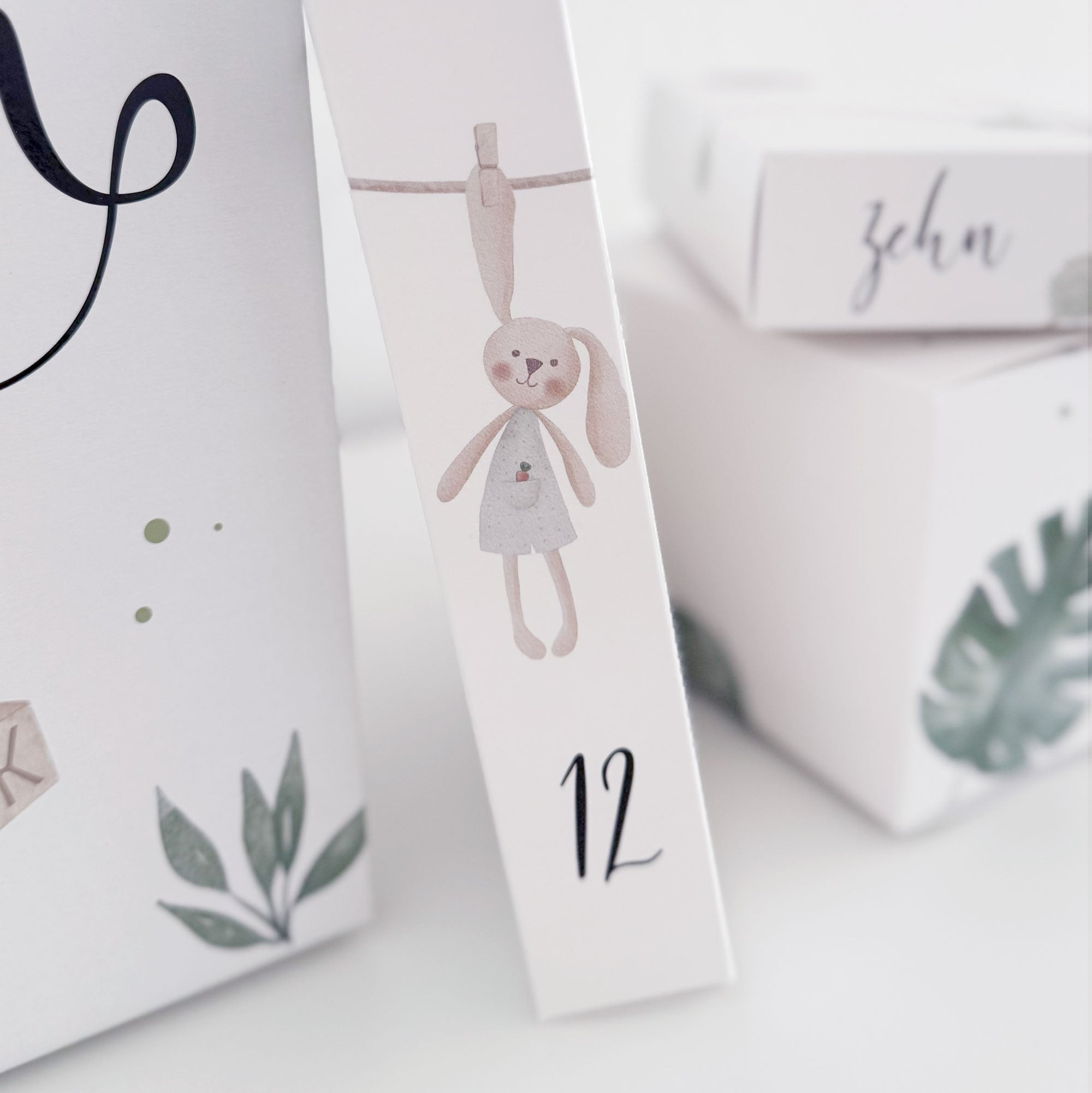 Geschenk zur Geburt - Baby Countdown Kalender für das erste Lebensjahr bis zum Kleinkind