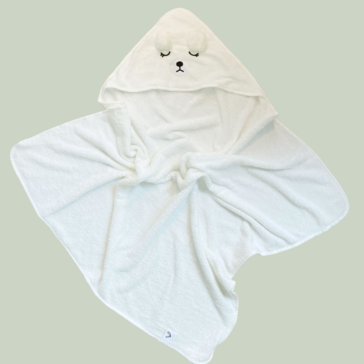 Süßes Baby Kapuzenhandtuch – Teddy - kuschelig. sicher. geborgen.