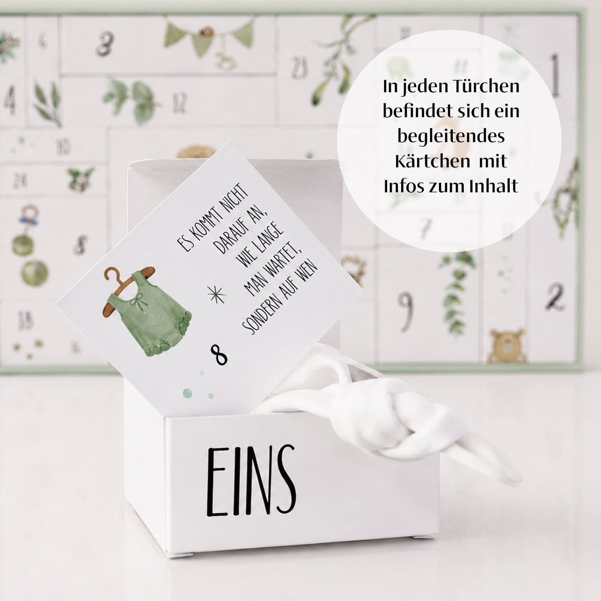 Adventskalender für Schwangere 2026 - mit 24 Türchen für den Advent - Limited Edition