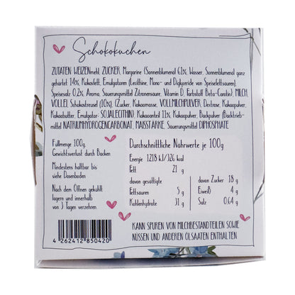 Mini-Party-To-Go – Süßer Kuchen zur Geburt in der Dose mit Kerze, Löffel & Streichholz (100g)