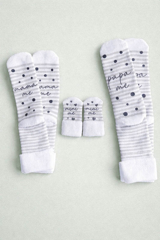 Bambus-Socken für Mama, Papa und Baby im Partnerlook