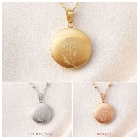 Kette mit Medaillon "Close to your heart"