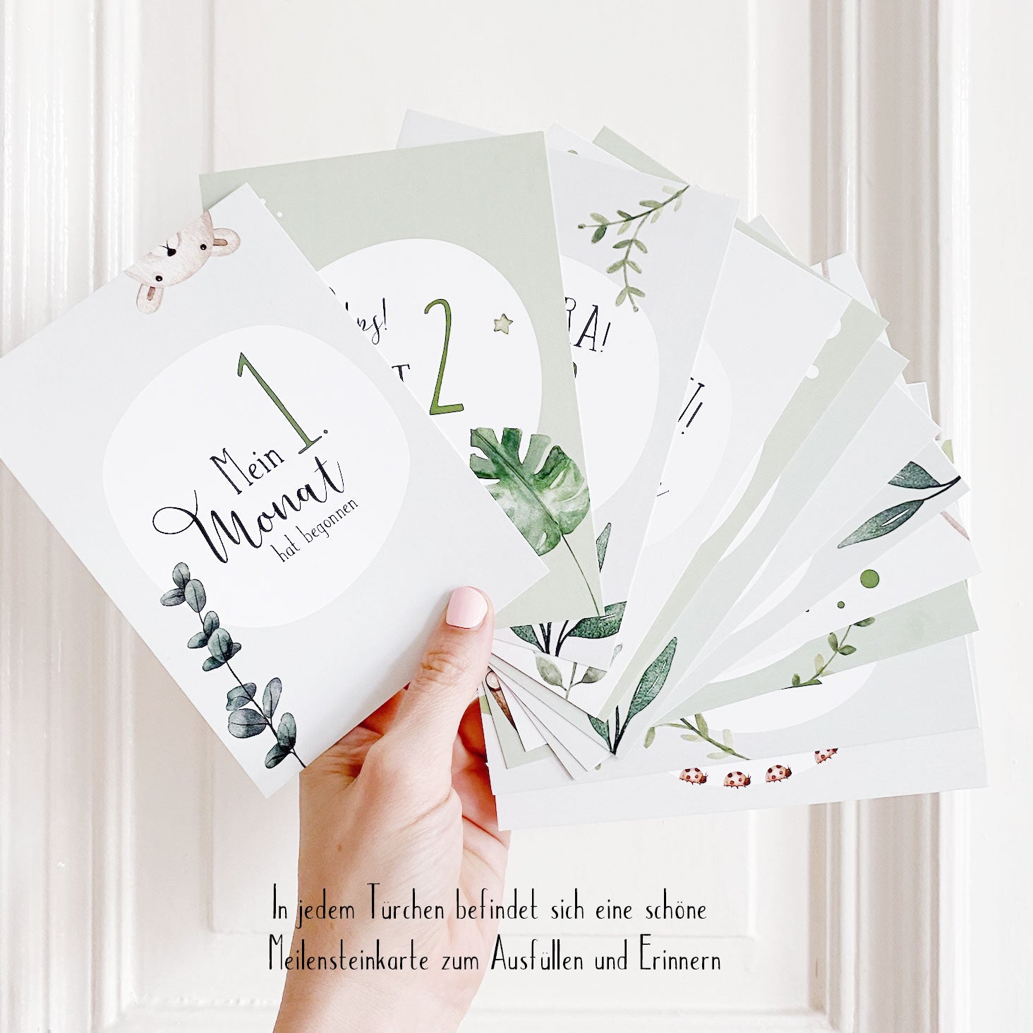 Geschenk zur Geburt - Baby Countdown Kalender für das erste Lebensjahr bis zum Kleinkind