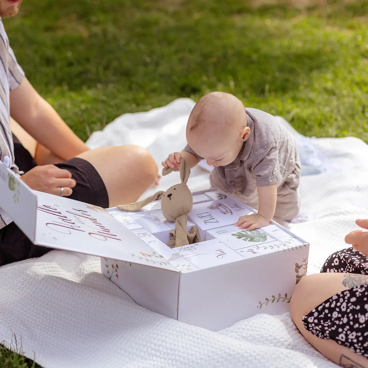 Geschenk zur Geburt - Baby Countdown Kalender für das erste Lebensjahr bis zum Kleinkind