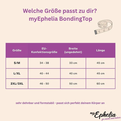 4-in-1 Bonding Top · Bauchband & Shirtverlängerung