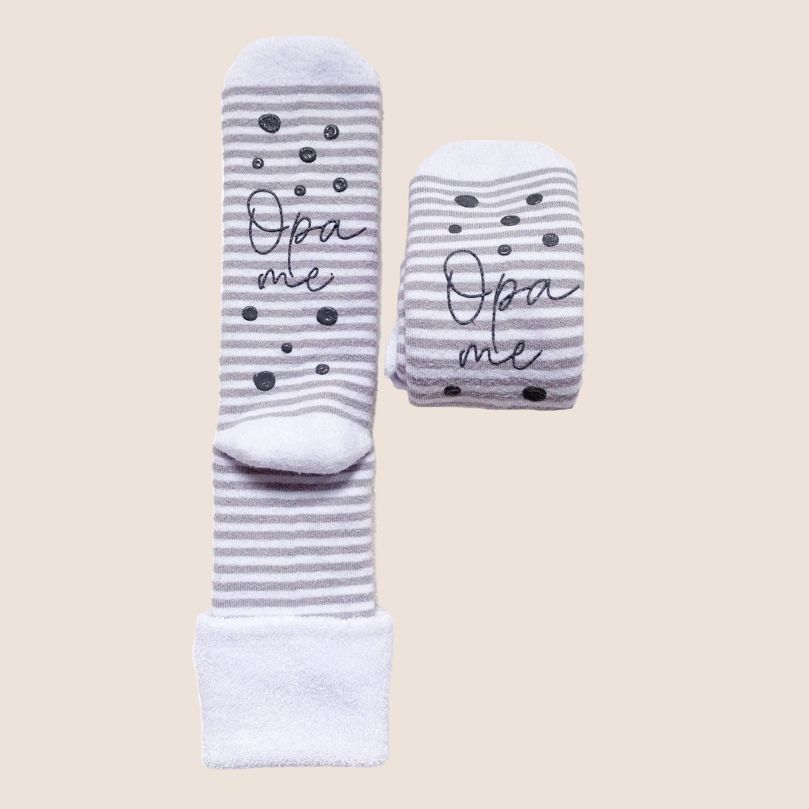 Kuschel-Socken „Opa me“ aus Bambus – Geschenk für den (werdenden) Opa