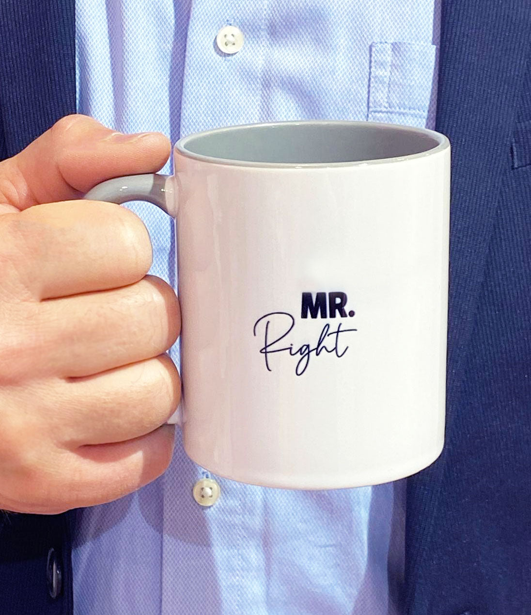 Keramik-Tasse „Mr. Right“