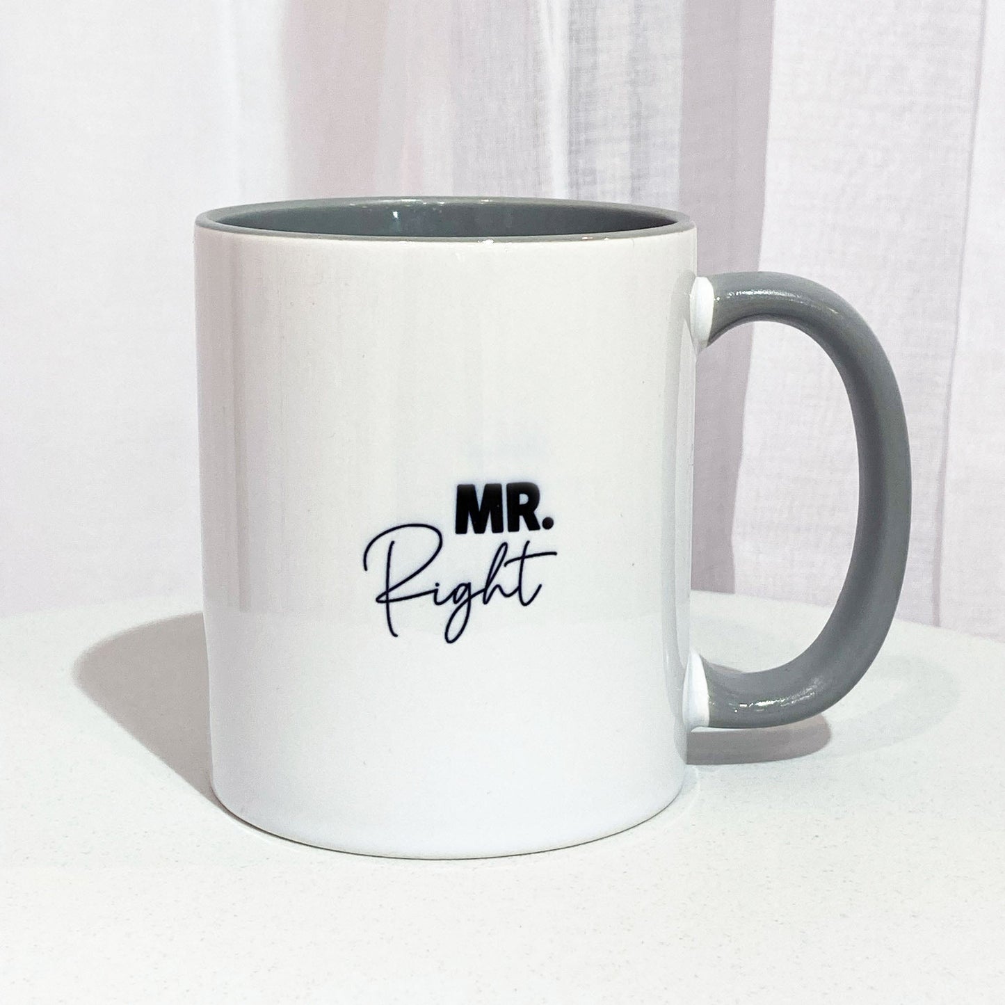 Keramik-Tasse „Mr. Right“