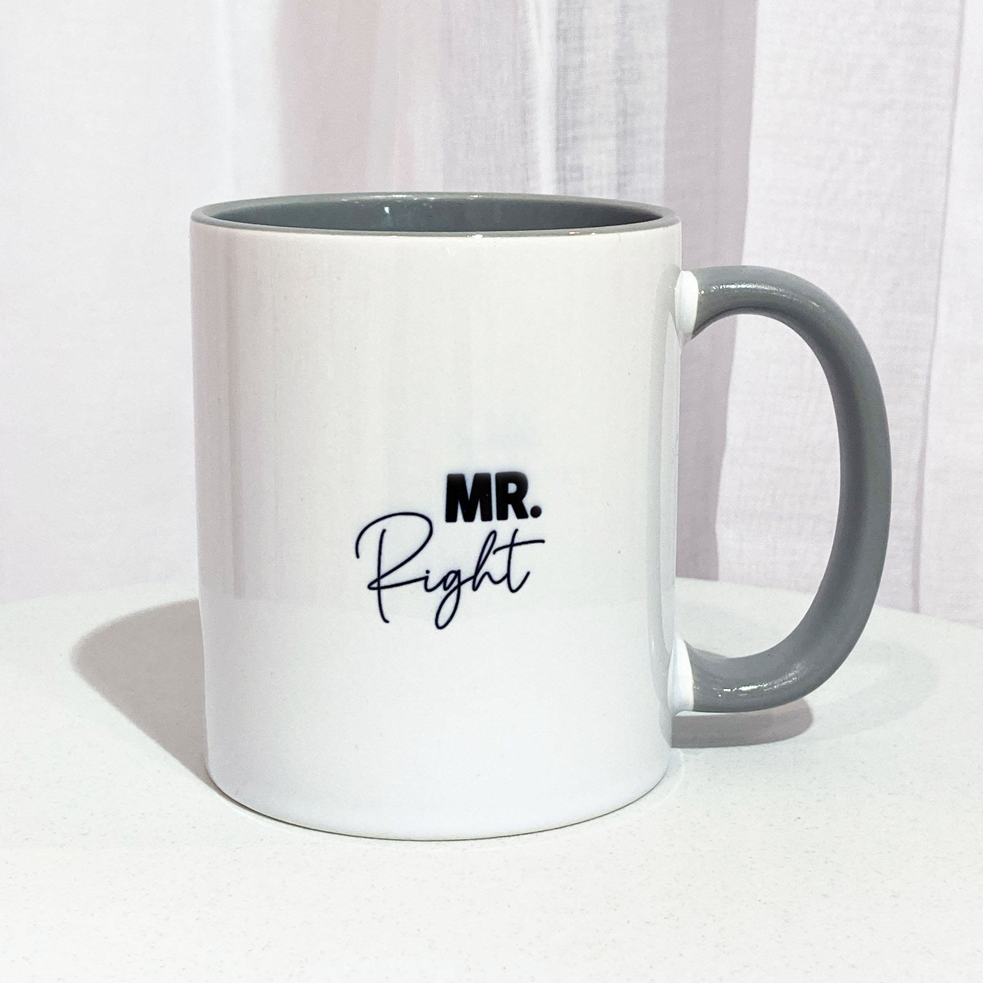 Keramik-Tasse „Mr. Right“