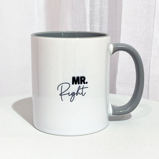 Keramik-Tasse „Mr. Right“