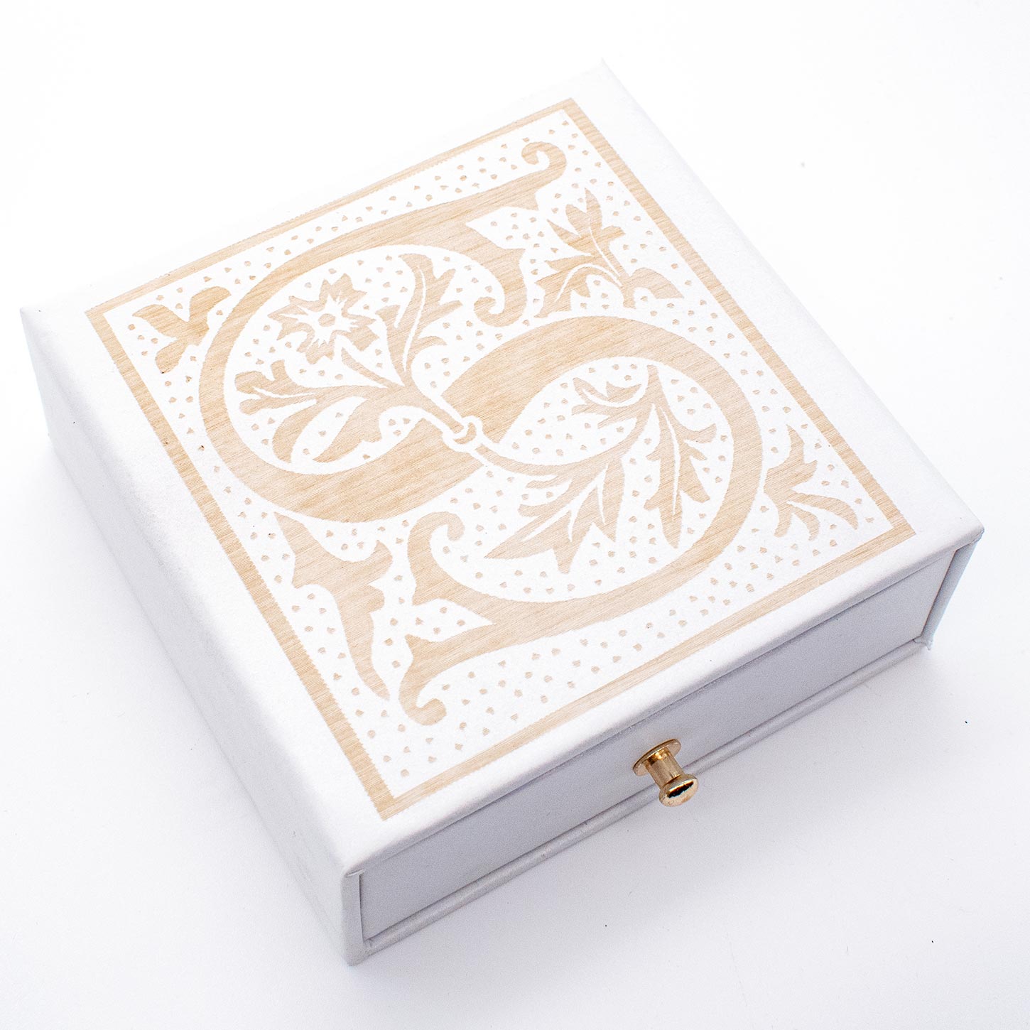 Kette "Love" von Gem Kingdom - 925er Sterlingsilber - mit Initialenbox