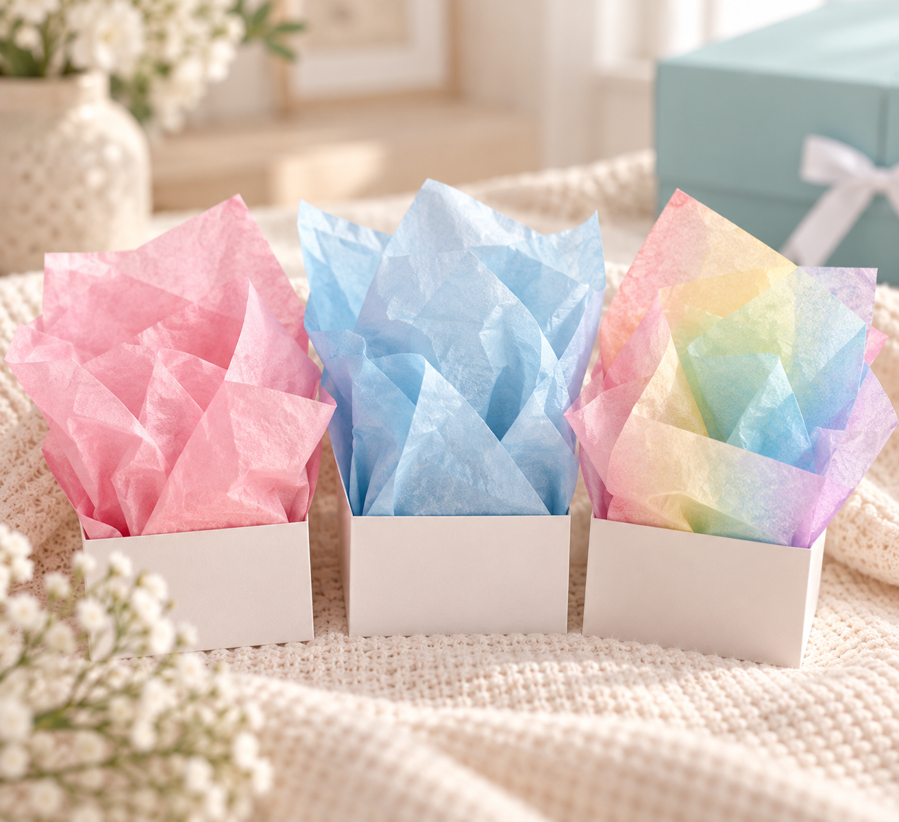 We Are Family Box in Salbeigrün – Gender Reveal Edition