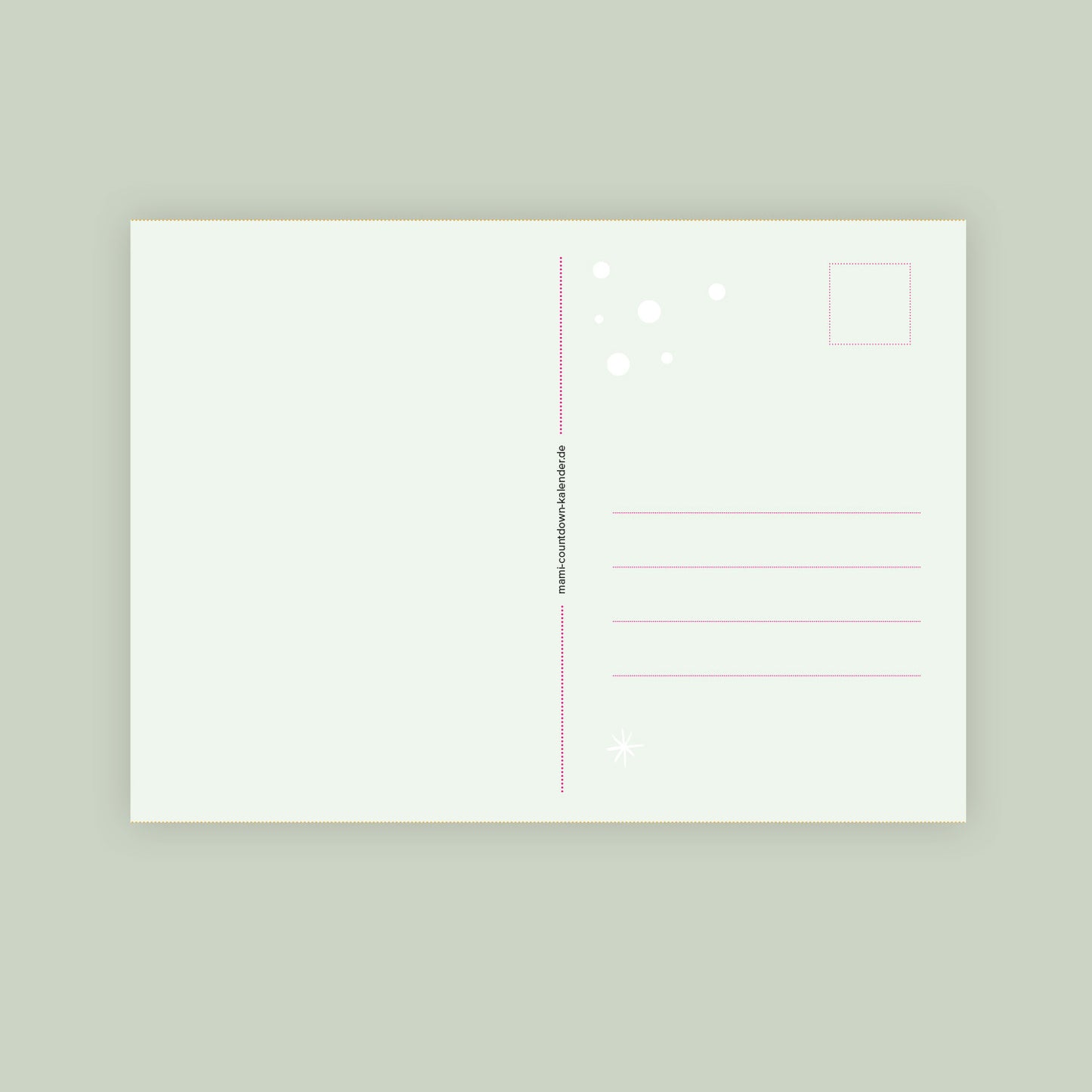 Postkarte „WOWMOM“ – weil Mütter jeden Tag Großes leisten