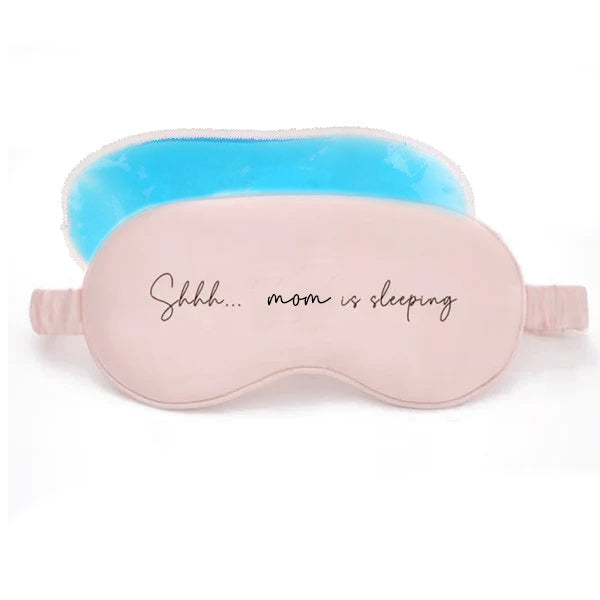 Schlafmaske Mama "Shhhh.... Mom is sleeping" mit Kühl- und Wärmepad