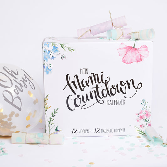 Mami-Countdown-Kalender ™ Wohlfühl-Box-für Schwangere - Countdown zur Schwangerschaft