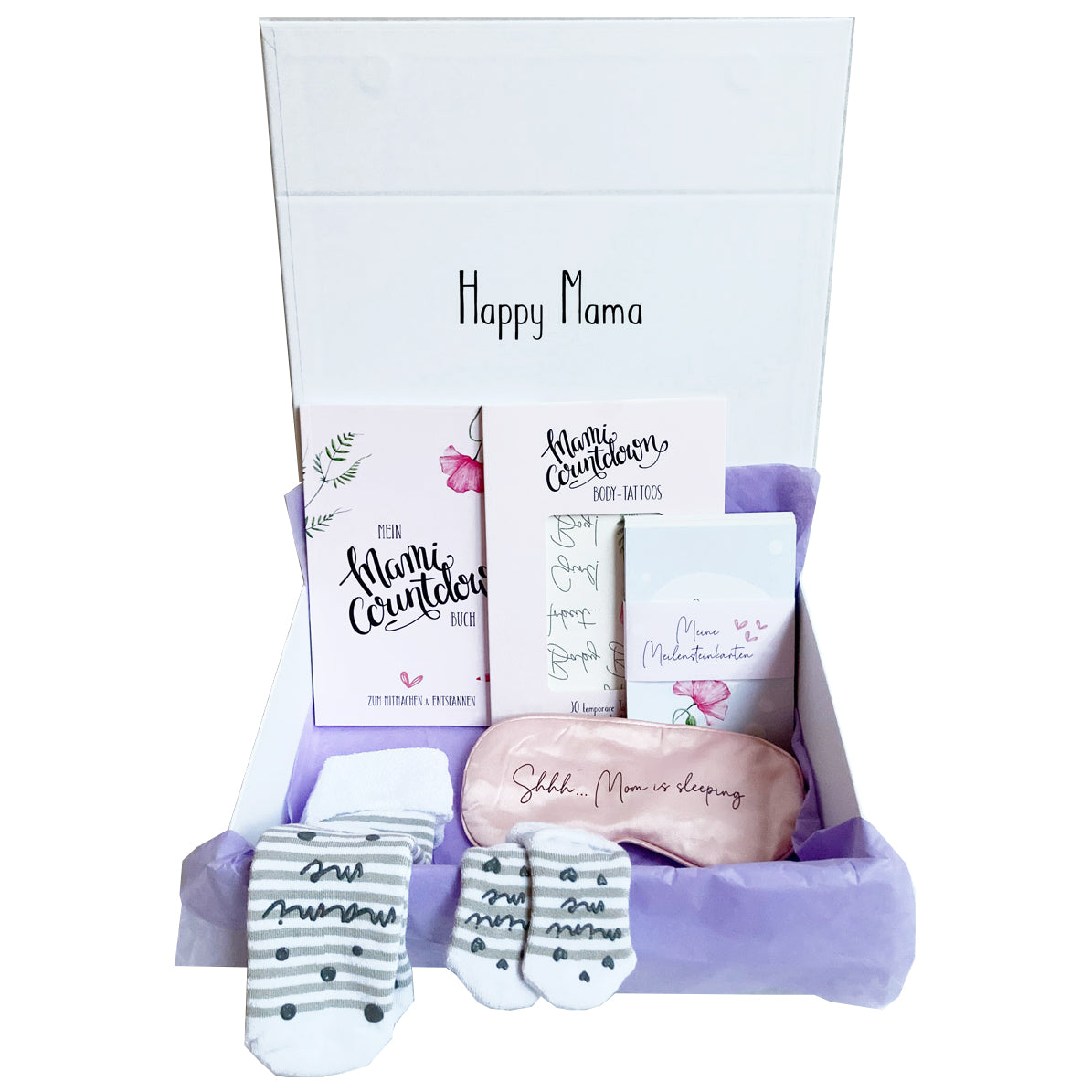 Geschenkbox "Happy Mama" - Das Geschenk für Schwangere